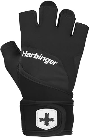 Harbinger Training Grip Wristwrap Handschuhe – Starke Belastbarkeit