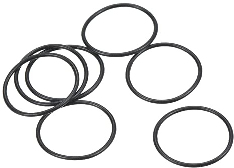PATIKIL Nitrile Gomma O-Ring 17mm OD x 15mm ID x 1mm Larghezza, 10 Pezzi Metrico Sigillatura Guarnizione Anelli Rubinetti per Rubinetto Idraulica Automobilismo Riparazione, Nero