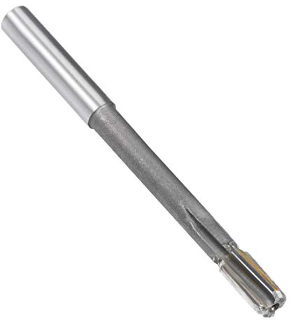 XYWHPGV Chucking Reamer 8mm, H7 Tungsten Carbide Lathe Machine Reamer 4 Straight Flutes, Round Shank Milling Cutting Tool, for Metal Non-Ferrous Metal Copper(f4645 cf348 658ed ef103 1736e cf52e