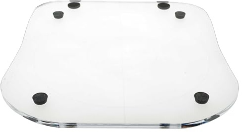 vhbw Tavola di scorrimento compatibile con Vorwerk Bimby TM5, TM6, TM31 robot da cucina - vetro acrilico, 34,2 x 29 cm
