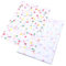 40 piezas de papel de seda de estrellas de colores, papel de origami impreso, papel de seda de estrellas, papel de regalo, papel de regalo de flores, embalaje de regalo de boda