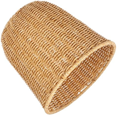TOGEVAL Woven Storage Basket Small Woven Basket Home Storage Bin Compact Sundries Holder for Bathroom Desktop Use