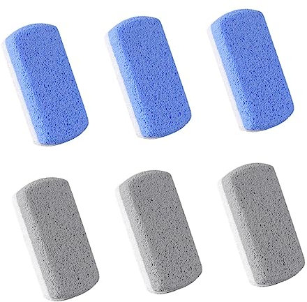 Beaupretty Fußdatei Bimsstein 6 Stück Hornhautentferner Peeling Steine Für Fußhaut Und Körper Blau Grau Kompakt Für Pediküre