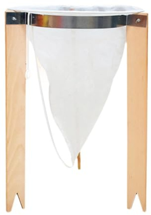 Whtkoph Support pour Sac Filtrant à Miel, Outil D'extraction, Support Pratique pour Extracteur, 1 Passoire Au Miel