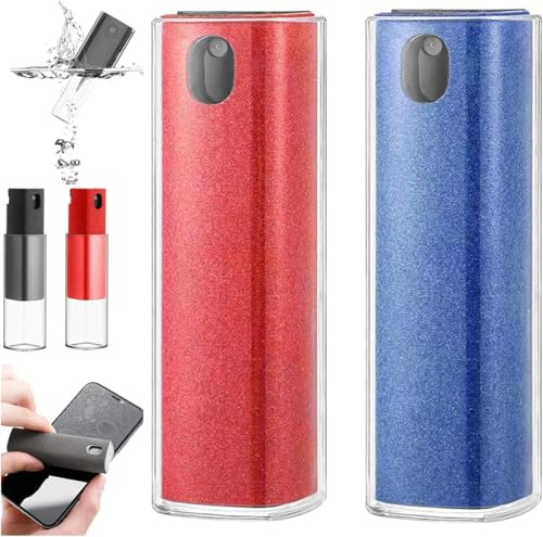 Nettoyant pour écran Tout-en-Un, Vaporisateur et lingette, Vaporisateur pour écran Tactile, pour téléphones Portables, téléviseurs, Ordinateurs Portables et vitres