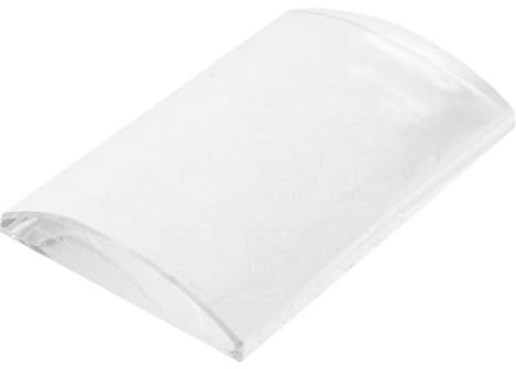 OSOLADY Support de Plateau Verre Transparent U pour Extensions de Cils Organisateur de Cils avec Surface Courbée pour Salons de Beauté et Extensions Individuelles