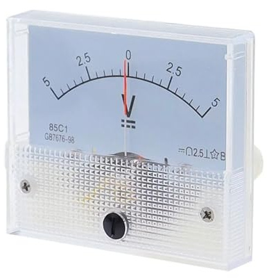 Amperometro analogico 85C1-V Voltmetro CC positivo e negativo di tipo puntatore Misuratore bidirezionale(1000V -0-1000V)