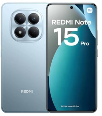 Redmi Note 15 Pro 8+256 Glacier Blue (No Power Adapter Included)