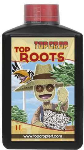 Top Roots 1L – Fertilizante Mineral Concentrado para Raíces Fuertes y Saludables | Estimula Crecimiento Radicular, Floración Abundante y Mayor Rendimiento de Plantas