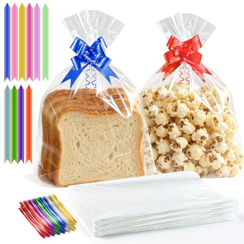 Transparent presentpapper förpackning cellofanpåse godispåsar