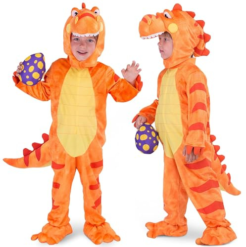 Spooktacular Creations Halloween Kind Dinosaurier T-Rex Realistische Kostüm, Deluxe Dinosaurier Dress Up für Kinder Kleinkind Halloween Süßes oder Saures, Karneval