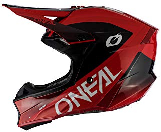 O'NEAL | Casco de Motocicleta | Moto Enduro | 2 Carcasas Exteriores y 2 EPS para Mayor Seguridad Ligera | 10SRS Hyperlite Helmet Core | Adultos | Rojo Negro | Talla S