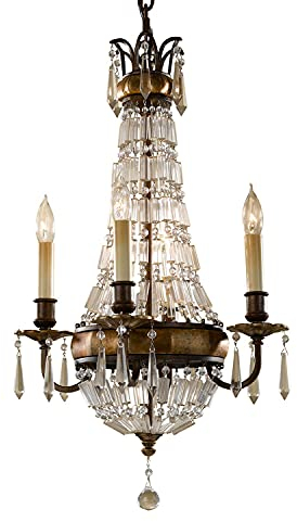 Licht-Erlebnisse Kristall Kronleuchter NOBLES Barockes Design groß verstellbare Tiefe Esszimmer Wohnzimmer Lüster