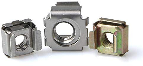 Écrou cage cage en acier inoxydable 304 écrou flottant femelle, écrou en fer armoire cage, bouchon à vis M4M5M6M8-304 carte mère M6 [10 pcs]
