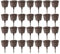 Yoeyang Bonsai Fertilizer Basket 100PCS, Fertilizzante granulare per Bonsai, Cestino fertilizzante, Brown, Resina PP, 4 * 6 cm / 1.57 * 2.36 pollici