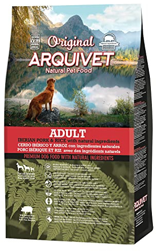 Arquivet Original Adult 3 Kg - Pienso para Perros con Cerdo Ibérico y Arroz - Alimento Seco para Perros Adultos - Alimentación Canina Saludable