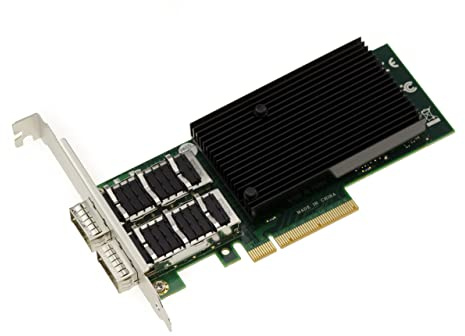 KALEA-INFORMATIQUE PCIe Controller-Karte für 40G LAN Netzwerk QSFP+ 2 Ports mit MELLANOX X-3 Chipsatz - 40GbE / FDR-14 InfiniBand NIC | 40G QSFP+ Dual Port PCIe Netzwerkkarte mit Mellanox ConnectX-3 Chipsatz und InfiniBand FDR-14 Unterstützung