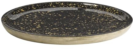 APS 1058 Tablett/Teller Mango, Mangoholz, Epoxidharzbeschichtung innen, Ø 35,5 cm