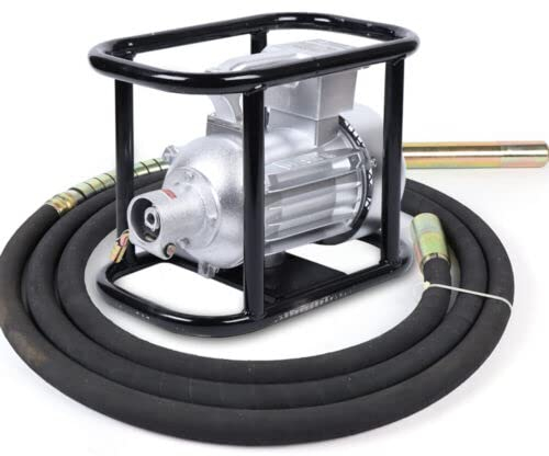 Betonrüttler 1500W Innenrüttler Flaschenrüttler Betonverdichter Beton Rüttelflasche Rührwellendrehzahl 2800 U/min Durchmesser der Vibrationsflasche 50 mm Einsatz auf Baustellen