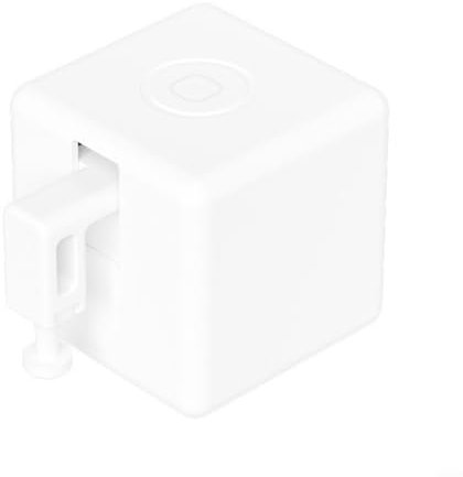 HOHOVYVY Fingerroboter, Fingerbot Plus Smart Switch Toggle-Smart Button Pusher Upgrade Mit Touch-Steuerung,Kompatibel Mit für Smart Life App Und für MOES für Tuya BLE Hub(White)