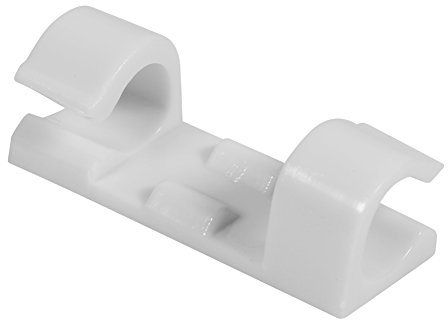 Akozon Langlebiger, Transparenter 20-teiliger Kabelhalter, Kabel-Clip, Organizer, Selbstklebende Kabelmanagement-Klemme für Zuhause und Büro (#01)