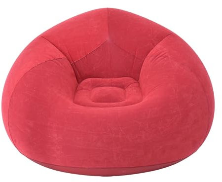 Tragbarer Sitzsack – luftgefüllter Air-Sitzsack, weicher Air-Sessel | Sitzsack aus weichem, beflocktem Stoff, aufblasbares Sofa für Erwachsene und Jugendliche