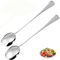 Couverts à Salade en Acier Inoxydable,2 pcs Cuillère et Fourchette 28 cm, Design Professionnel pour Cuisine, Hôtel, Restaurant ou Fêtes Familiales