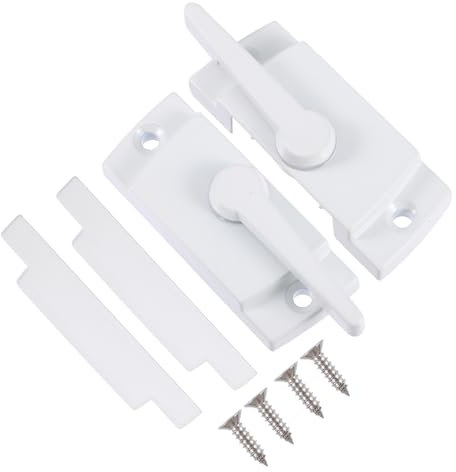OSALADI 2sätze Tür-halbmondschlösser Aus Zinklegierung Hardware-riegel Push-pull-schlossschnalle Für Fenster Und Türen Stabiles Halbmondschloss Für