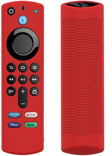 Fernbedienung Hülle für Fire TV Stick 4K /Alexa Sprachfernbedienung (3rd Gen)/Alexa Voice Remote 3. Generation,rutschfeste Silikon Schutzhülle,Fernbedienung Abdeckung