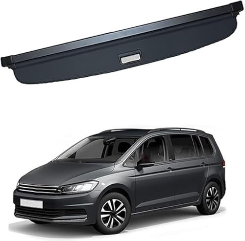 DHONDT Auto Laderaumabdeckung für VW TOURAN 2020,Schutzhülle Versenkbarer Kofferraumdeckel Autozubehör