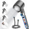CloudBath Shower Head, High Pressure Shower Heads with 1.5M Shower Hose and Shower Stand, 3 Showers Handheld Mode Filtered Shower Head, Massage Water Saving Shower Heads
