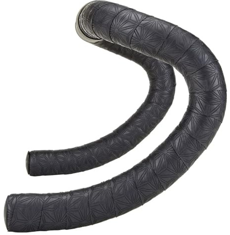 ROSSRORE Bar Tape Road Bike - Durable Adhesive Backing, Vibration Damping, Breathable EVA Foam, Includes Bar Plugs & Finishing Tape - Compatible with Drop Handlebars-Matte Print