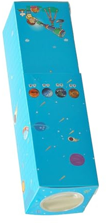 Papierteleskop Für Kinder | Karton Kinder Handteleskop - Wissenschaftliches Experimentierset Selbstbau Für Vorschule Zuhause Kindergarten Outdoor