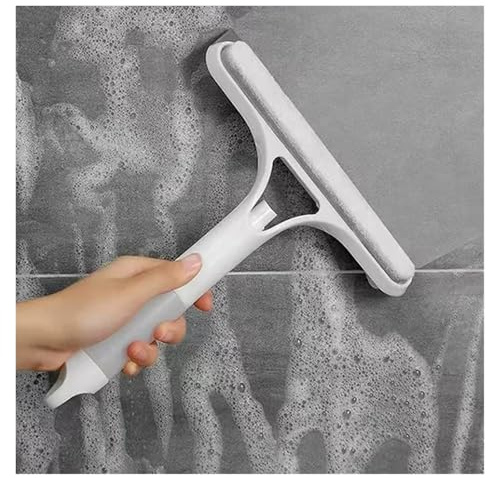 Tbrov 3-In-1 Glass Cleaning Wiper With Built-In Spray, Double-Sided Window Brush For Home& Kitchen