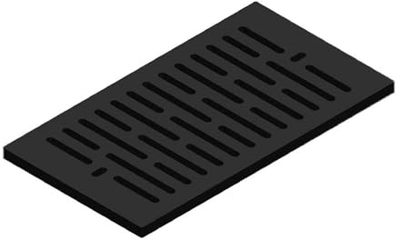 Kaminrost/Ascherost Eckig 440 x 195 x 15 mm passend für Supra ** Kaminöfen inkl. Modellübersicht - Ascherost Kamin aus massivem Stahl - Feuerrost feuerfest & hitzebeständig