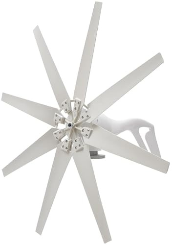 ROEFETY Kit de generador eólico de 20000 W, aerogenerador de 48V-White