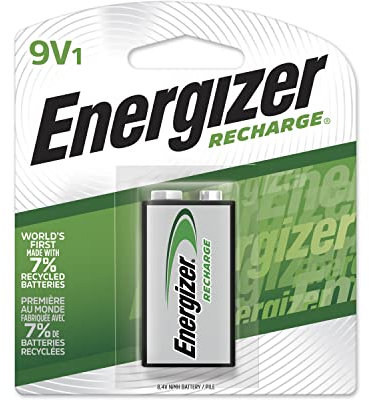 e² NiMH Rechargeable Battery, 9V