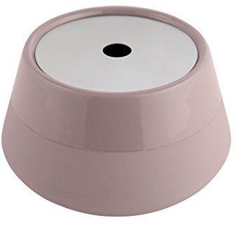 axentia Nevada Aufbewahrungsdose, Steingut, Edelstahl, Taupe Ø ca. 13 cm