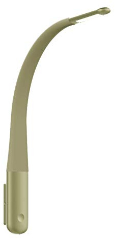 kalb Material für Möbel Bettleuchte 'Sedani' 4W Leseleuchte Flex Silikonhals warmweiss, Farbe:Messing