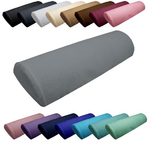Vivezen - Fodera protettiva in spugna per cuscino da lettino per massaggi semitondo 66 cm x 22 cm x 12 cm