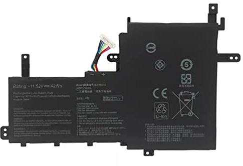 ASKC B31N1842 Laptop Akku für Asus VivoBook S15 S531FA S531FL V531FL X531FA V5050E V5050EA S5500F S5500FL K531FA Series Notebook 0B200-03440000 11.52V 42Wh 3653mAh