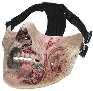 Half-face Mask Corpse Airsoft Paintball Tactical Protect Mask Army Dead Zombie Skull