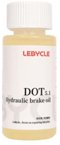 Holdes Liquido per Freni Idraulici | Fluido Idraulico DOT 5.1 per Prestazioni stabili - Olio per Freni Componenti Essenziali per Biciclette da Turismo, Bici da Strada, Mountain