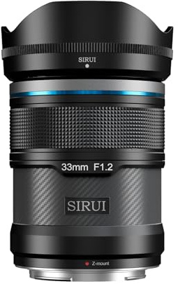 SIRUI Sniper 33mm F1.2 Grand Angle Autofocus APS-C Objectif pour Z30, Z50, Zfc (Monture Z, Noir)