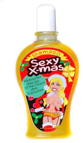 * Sexy X-Mas Shampoo & Duschgel * als Scherzartikel und witzige Geschenkidee für Geburtstag und Part | Weihnachten Schampoo Partygeschenk (Sexy-X-mas-Shampoo, 350ml)