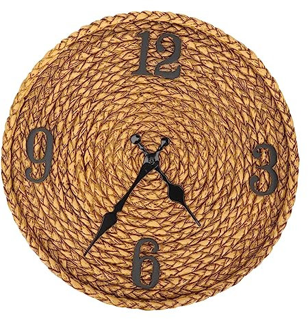 CORHAD Outdoor Wall Clock Vintage Retro Garden Decor Silent Non-ticking for Garden Patio Home
