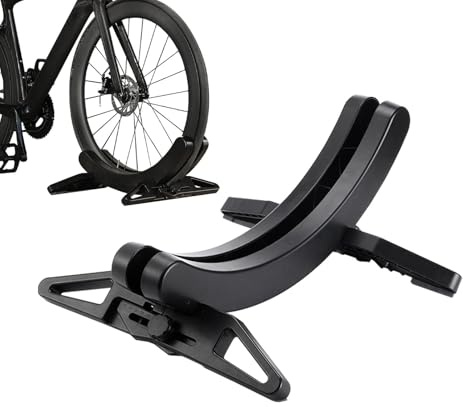 Fahrradständer für den Innenbereich – Fahrrad-Bodenständer – verstellbarer und stabiler Fahrradhalter – Boden-Parkständer, Garage für den Innen- und Außenbereich, Fahrradzubehör für 1-3,1 Zoll Mountai