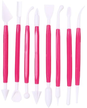 DIYEAH 4juegos De Escultura Arcilla Polimérica y Cortadores De Para Manualidades Azul