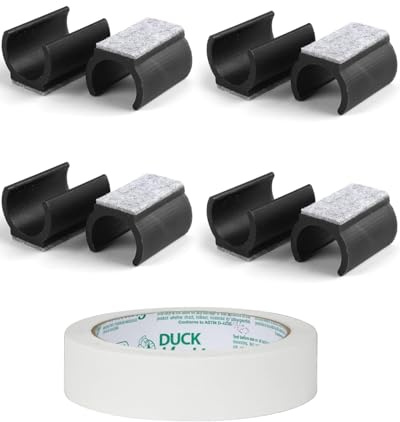 BARRU 8 Stück furniture levelers pads - Stuhlgleiter Freischwinger Möbelgleiter Filzgleiter,Silencer Möbelgleiter für Freischwinger Stühle Schützen Sie Fliesenböden Holzböden(25mm,Schwarz)