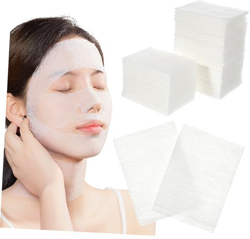 VICASKY 2confezioni Pads Di Cotone Morbidi e Assorbenti Per Struccare e Impacchi Umidi Adatti Viso e Corpo Senza Fibre Riutilizzabili e Delicati